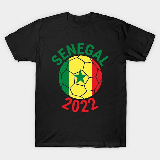 Senegal World Cup 2022 Qatar T-Shirt by Jas-Kei Designs